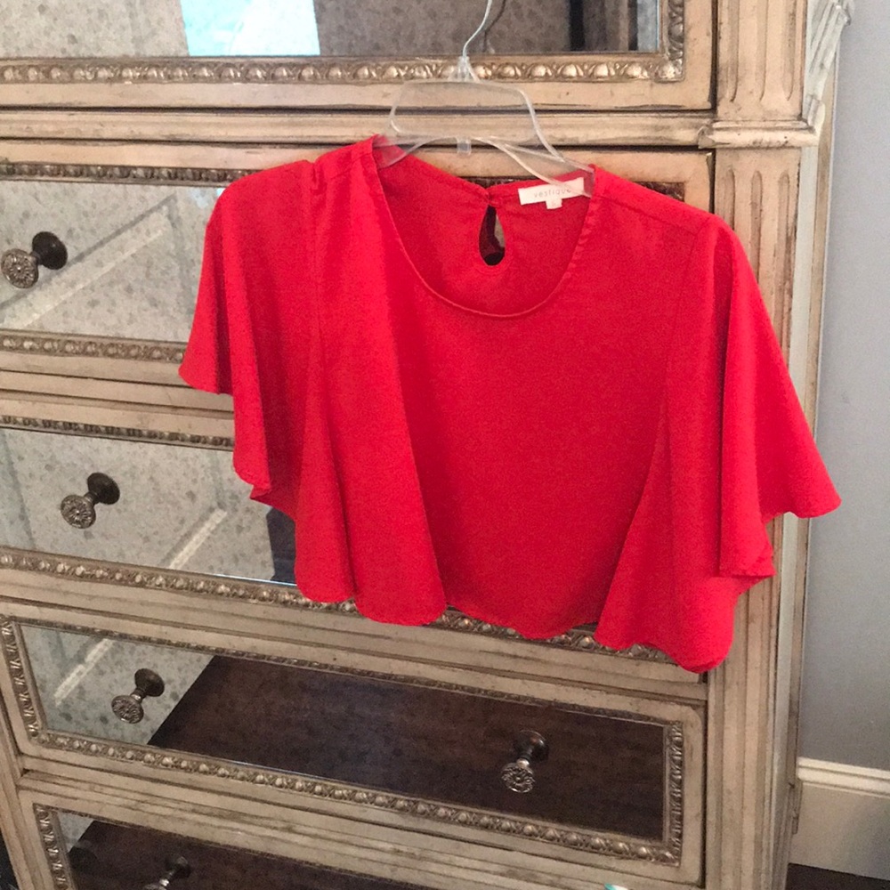 Vestique cropped blouse